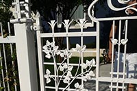 Cancello e parapetto in ferro battuto foto 2