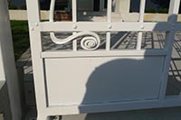 Cancello e parapetto in ferro battuto foto 4