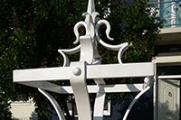 Cancello e parapetto in ferro battuto foto 6