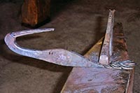 Cicogna in ferro battuto foto 3