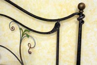 Letto in ferro battuto Diomede