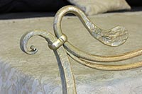 Letto in ferro battuto Giglio