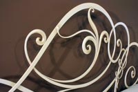 Letto in ferro battuto Perles