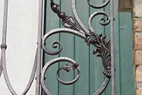 Parapetto in ferro battuto foto 3