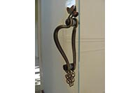 Ringhiera scala interna e parapetto in ferro battuto foto 8