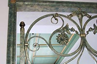 Porta e ringhiera coordinate in ferro battuto foto 5