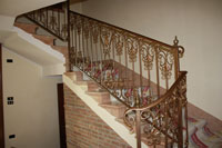 Ringhiera in ferro battuto foto 3