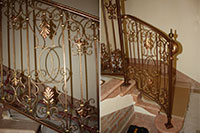 Ringhiera in ferro battuto foto 4